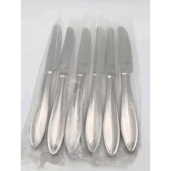 Lenox 65 Piece 18/10 Stainless Steel Flatware Set, Portola  Lenox Covington 6 Place Dinner Knife Set 18/10 Stainless Flatware Vietnam